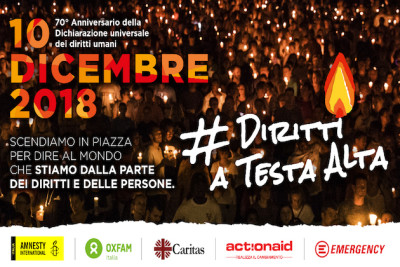 diritti-diritti a testa alta-roma-colosseo-aref international onlus